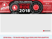 Tablet Screenshot of longtrailcenturyride.com